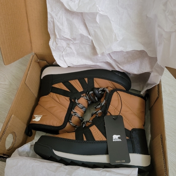 SOREL Youth Whitney II Lace Winter Boots Waterproof Size 1 Youth New In Box - Picture 2 of 8